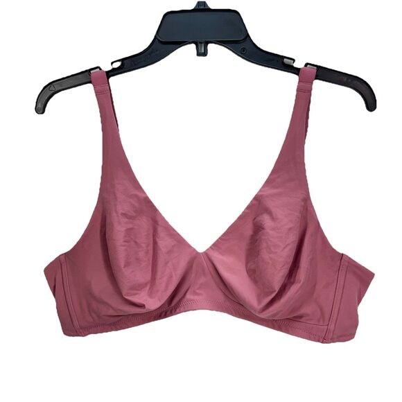 Wacoal 40D Bra How Perfect Full Figure Wire Free Mauve Pink Comfort 852389 - Picture 1 of 6